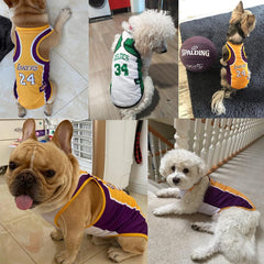 3Pack Pet Basketball Jersey 