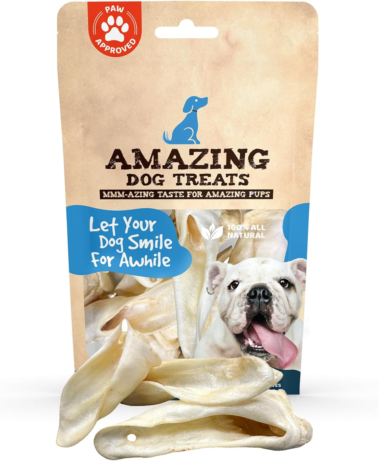 Lamb Ears Natural Dog Chew Bones