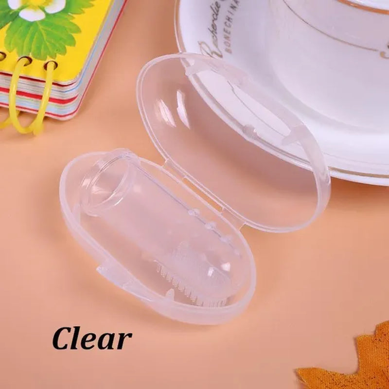 Pet Silicone Finger Cots Toothbrush