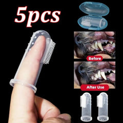 Pet Silicone Finger Cots Toothbrush