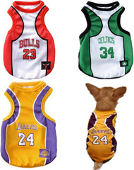 3Pack Pet Basketball Jersey 