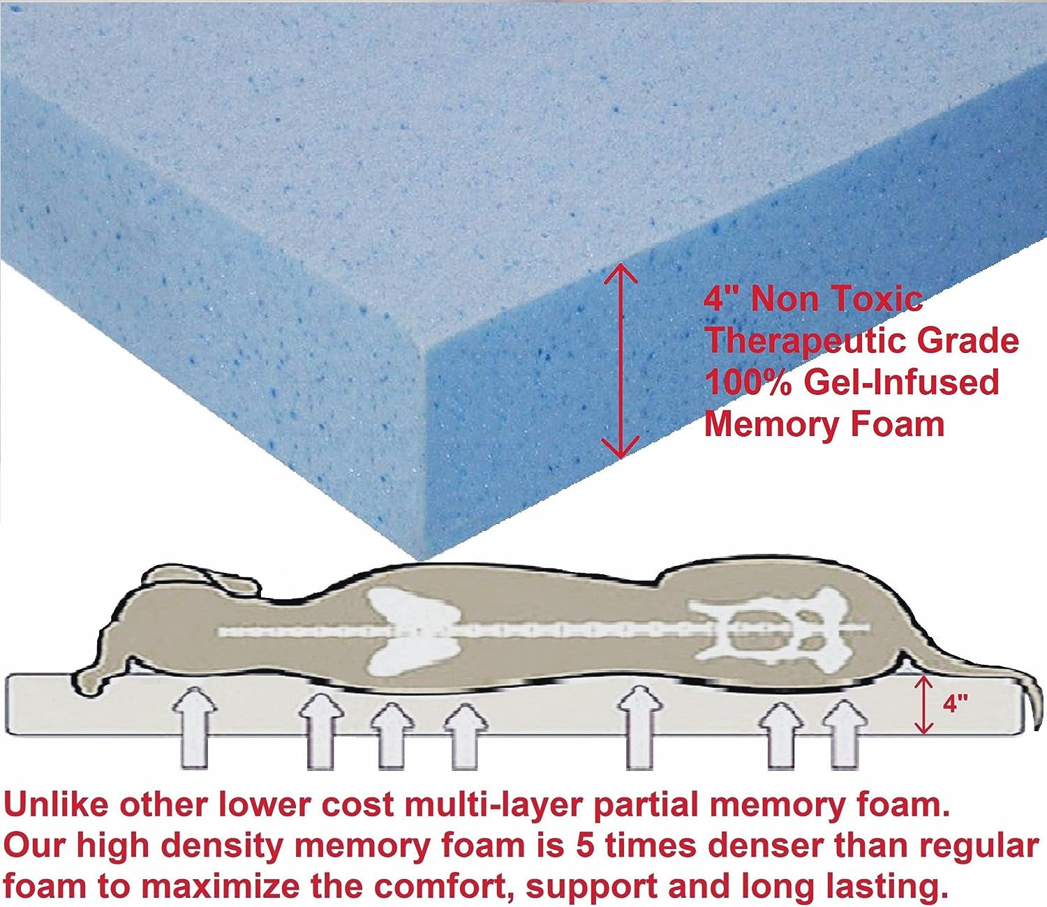 Orthopedic Memory Foam Dog Bed
