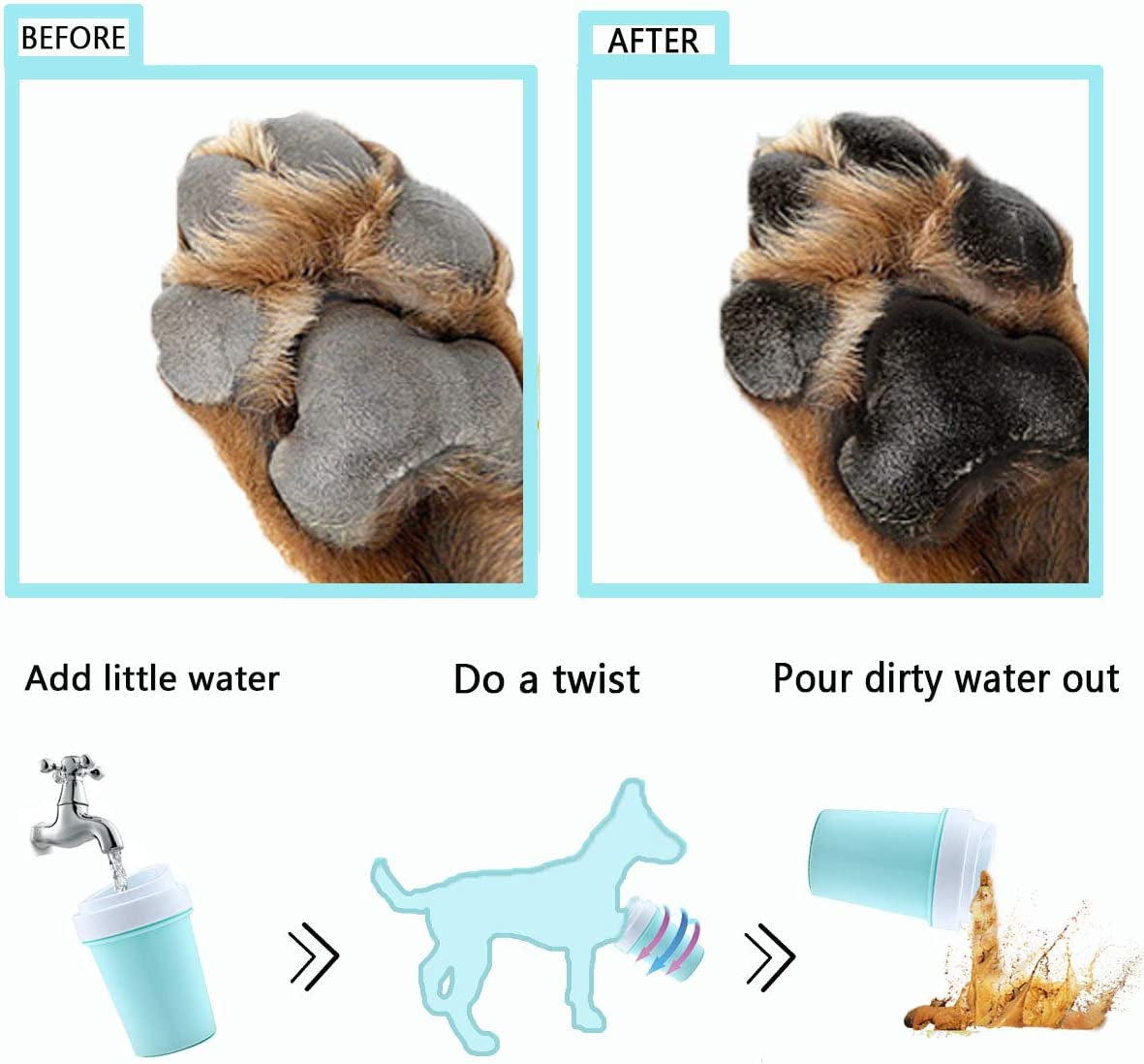 Pet Paw Washer and Cleaner 